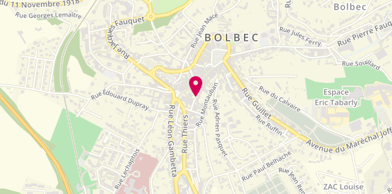 Plan de BNP Paribas - Bolbec, 6 Rue de la République, 76210 Bolbec