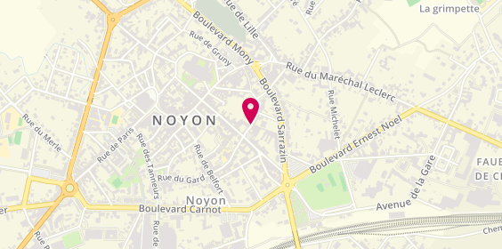 Plan de Agence Noyon, 3 Rue Grèce, 60400 Noyon