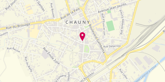 Plan de LCL Banque et assurance, 56 Rue de la République, 02300 Chauny