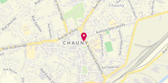 Plan de Agence Chauny, 16 Boulevard Gambetta, 02300 Chauny