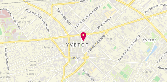 Plan de Yvetot, 12 Rue Camille Saint-Saëns, 76190 Yvetot