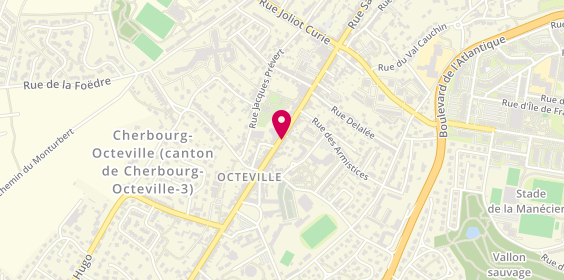 Plan de Caisse Crédit Mutuel Cherbourg-Schuman, 22 - 24
Rue Roger Salengro - Octeville, 50130 Cherbourg-en-Cotentin
