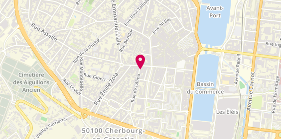 Plan de Banque Populaire, 1 Rue de l'Alma, 50100 Cherbourg-en-Cotentin