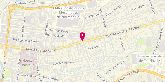 Plan de Crédit Mutuel, 1 Rue du Général Leclerc, 50110 Cherbourg-en-Cotentin