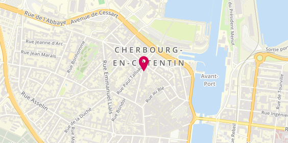 Plan de Crédit Mutuel, 48 Rue François la Vieille, 50100 Cherbourg-en-Cotentin