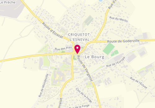 Plan de Crédit Agricole Normandie-Seine, 6 place du Général Leclerc, 76280 Criquetot-l'Esneval