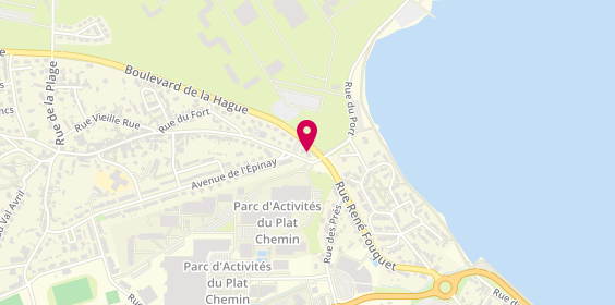 Plan de Agence de Querqueville, Rue Roger Glinel, 50460 Cherbourg-en-Cotentin