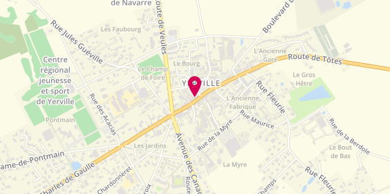 Plan de Caisse d'Epargne, 19 Rue Jacques Ferny, 76760 Yerville