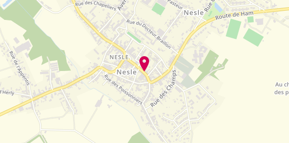 Plan de Agence de Nesle, 9 Rue Gambetta, 80190 Nesle