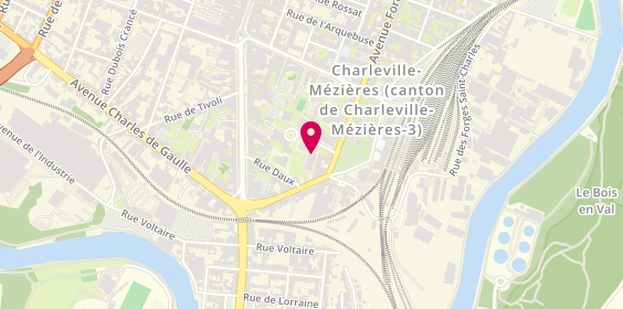 Plan de Banque de France, 18A avenue Georges Corneau, 08000 Charleville-Mézières