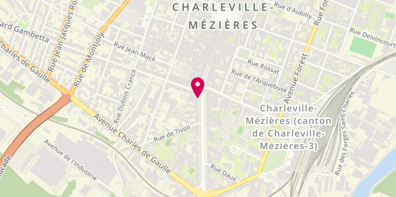 Plan de Cic, 4 Cours Aristide Briand, 08002 Charleville-Mézières