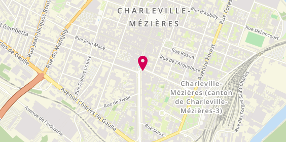 Plan de Crédit Agricole - Agence Charleville-Mézières Point Central, 1 Cours Aristide Briand, 08000 Charleville-Mézières