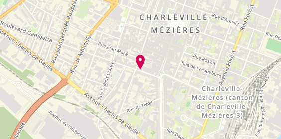 Plan de CASDEN Banque Populaire, Galerie Christine
4 Boulevard Gambetta, 08000 Charleville-Mézières