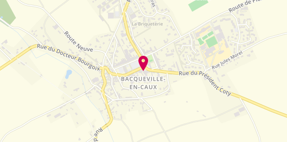 Plan de Caisse d'Epargne, 63 place du Général de Gaulle, 76730 Bacqueville-en-Caux