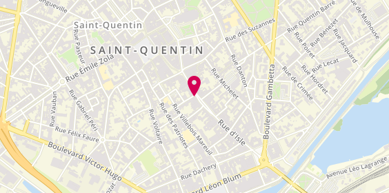 Plan de Sg, 30 Rue d'Isle, 02100 Saint-Quentin