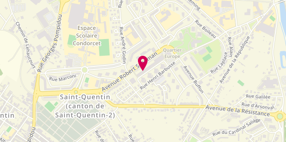 Plan de Saint Quentin Europe, 48 avenue Robert Schuman, 02100 Saint-Quentin