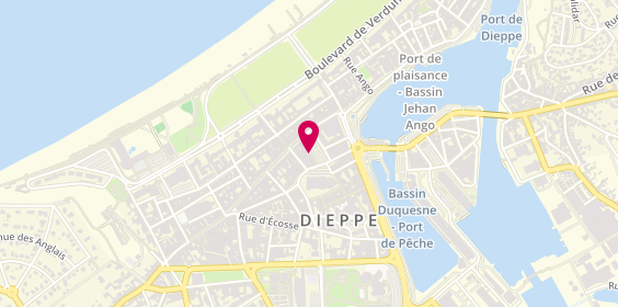 Plan de Dieppe Nationale, 7 place Nationale, 76200 Dieppe