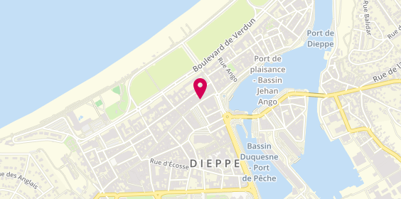 Plan de Caisse de Credit Mutuel de Dieppe, 38 Grande Rue, 76200 Dieppe