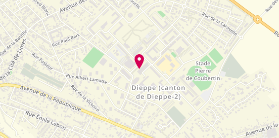 Plan de Caisse d'Epargne, 4 place Henri Dunant, 76370 Dieppe