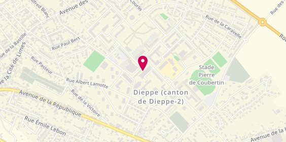 Plan de Société Générale, 8 Place Henri Dunant, 76370 Neuville Lès Dieppe