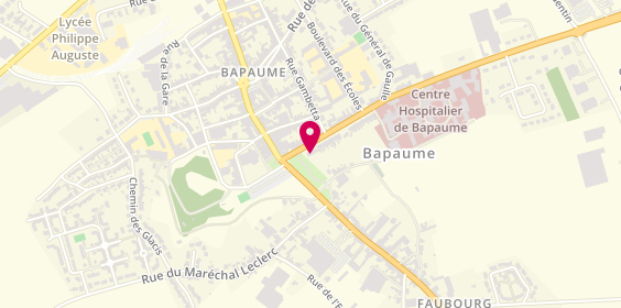 Plan de Agence de Bapaume, 1 Rue de la République, 62450 Bapaume