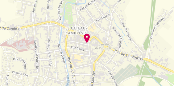 Plan de Crédit Mutuel, 10 place Sadi Carnot, 59360 Le Cateau-Cambrésis
