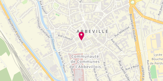 Plan de BNP Paribas - Abbeville, 1 Rue du Pont d'Amour, 80100 Abbeville