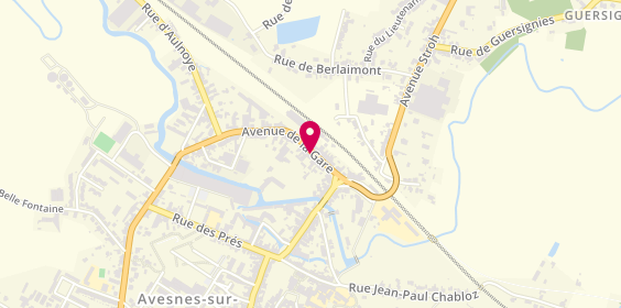 Plan de Sgta Nord Ne Avesnes, 17 Avenue de la Gare, 59440 Avesnes-sur-Helpe