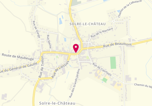 Plan de Crédit Mutuel, 16 Grande Place, 59740 Solre-le-Château