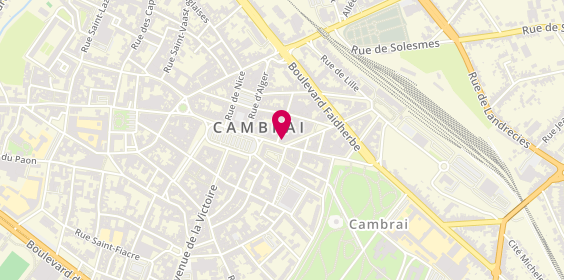 Plan de Sg, 9 Rue du Général de Gaulle, 59400 Cambrai