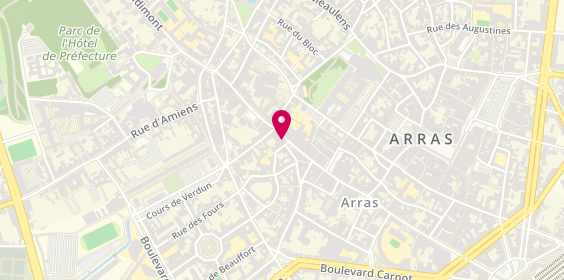 Plan de AXA Assurance et Banque Valencourt Laurence et Thierry, 53 Rue Saint-Aubert, 62000 Arras