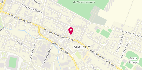 Plan de Agence Marly, 113 avenue Henri Barbusse, 59770 Marly