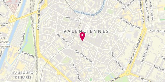 Plan de CIC, 6 place d'Armes, 59300 Valenciennes