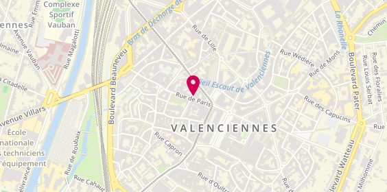 Plan de Sg, 44 Rue de Paris, 59300 Valenciennes