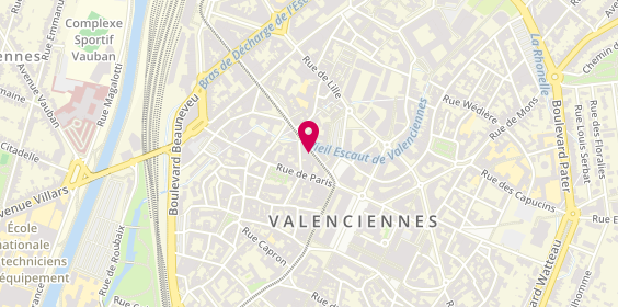 Plan de Valenciennes Clem, 17 avenue Georges Clemenceau, 59300 Valenciennes