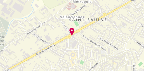 Plan de Crédit Mutuel, 129 Rue Jean Jaurès, 59880 Saint-Saulve
