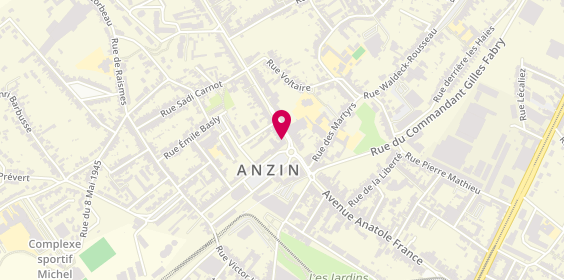 Plan de Agence Anzin, 1 place Roger Salengro, 59410 Anzin