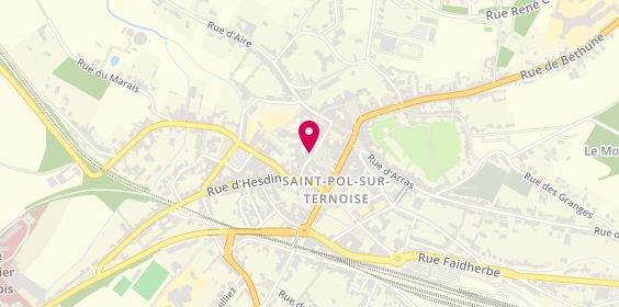 Plan de Groupama, 8 place Louis Lebel, 62130 Saint-Pol-sur-Ternoise