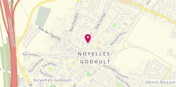Plan de Agence de Noyelles Godault, 12 Rue Carnot, 62950 Noyelles-Godault