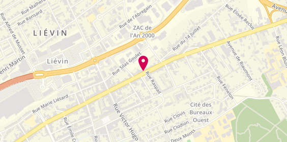 Plan de Lievin, 154 Rue Jean Baptiste Défernez, 62800 Liévin