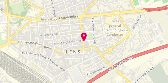 Plan de Banque de France, 12 Rue René Lanoy, 62300 Lens