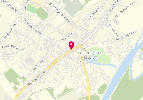 Plan de BNP Paribas - Fresnes Sur Escaut, 36 Rue Jean Jaurès, 59970 Fresnes-sur-Escaut