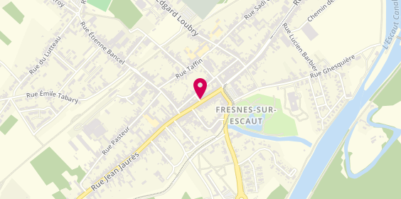 Plan de Agence Fresnes Sur Escaut, 26 Rue Jean Jaurès, 59970 Fresnes-sur-Escaut