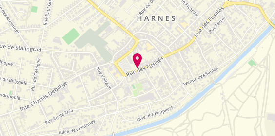 Plan de Agence Harnes, 38 Grand Place, 62440 Harnes