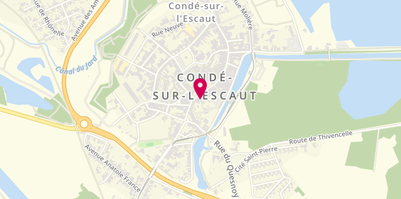 Plan de Agence Conde Sur l'Escaut, 29 place Pierre Delcourt, 59163 Condé-sur-l'Escaut