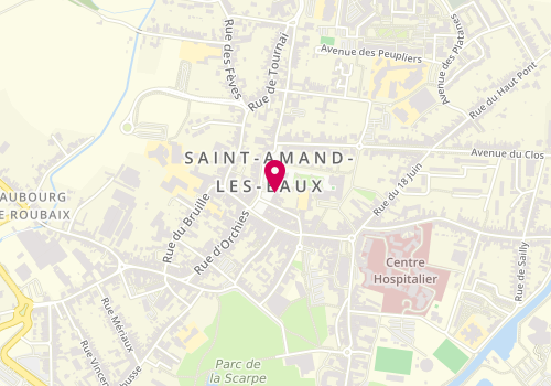 Plan de Cic, 77 Grand'place, 59230 Saint-Amand-les-Eaux