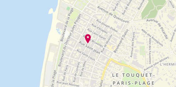 Plan de Agence du Touquet, 54 Rue de Londres, 62520 Le Touquet-Paris-Plage