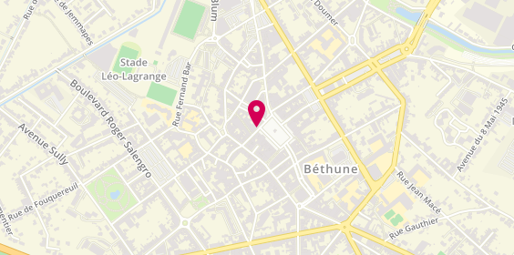 Plan de BNP Paribas - Bethune, 5 Grand Place, 62400 Béthune