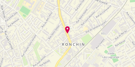 Plan de Agence Ronchin, 692 avenue Jean Jaurès, 59790 Ronchin