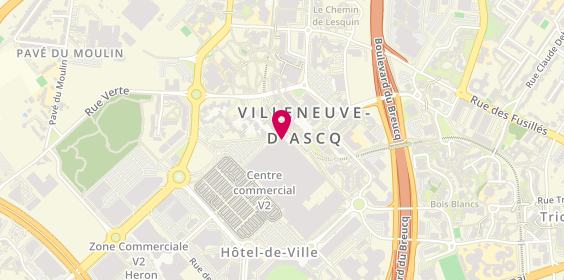 Plan de LCL Banque et assurance, Rue Salvador Allende, 59650 Villeneuve-d'Ascq